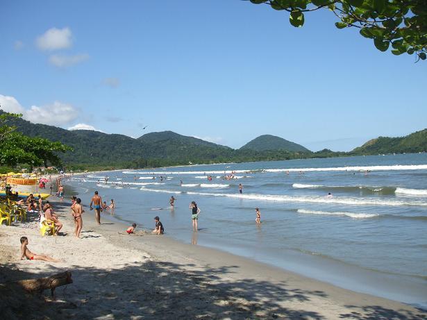 Aptos Familia Com Ar Condicionado Ubatuba Praia Pereque Acu Dış mekan fotoğraf